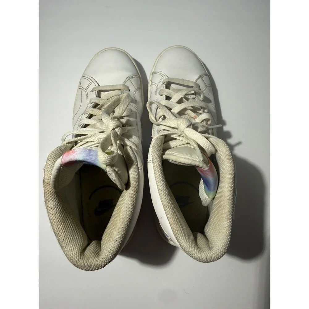 Women’s Nike Court Royale 2 Mid Top Trainers White/Purple Size 7.5 US